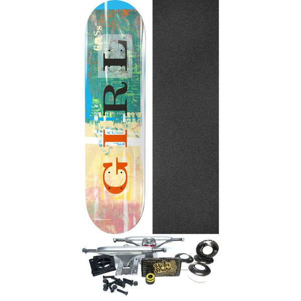Girl Skateboards Griffin Gass Letterpress Skateboard Deck Pop Secret - 8" x 31.875" - Complete Skateboard Bundle